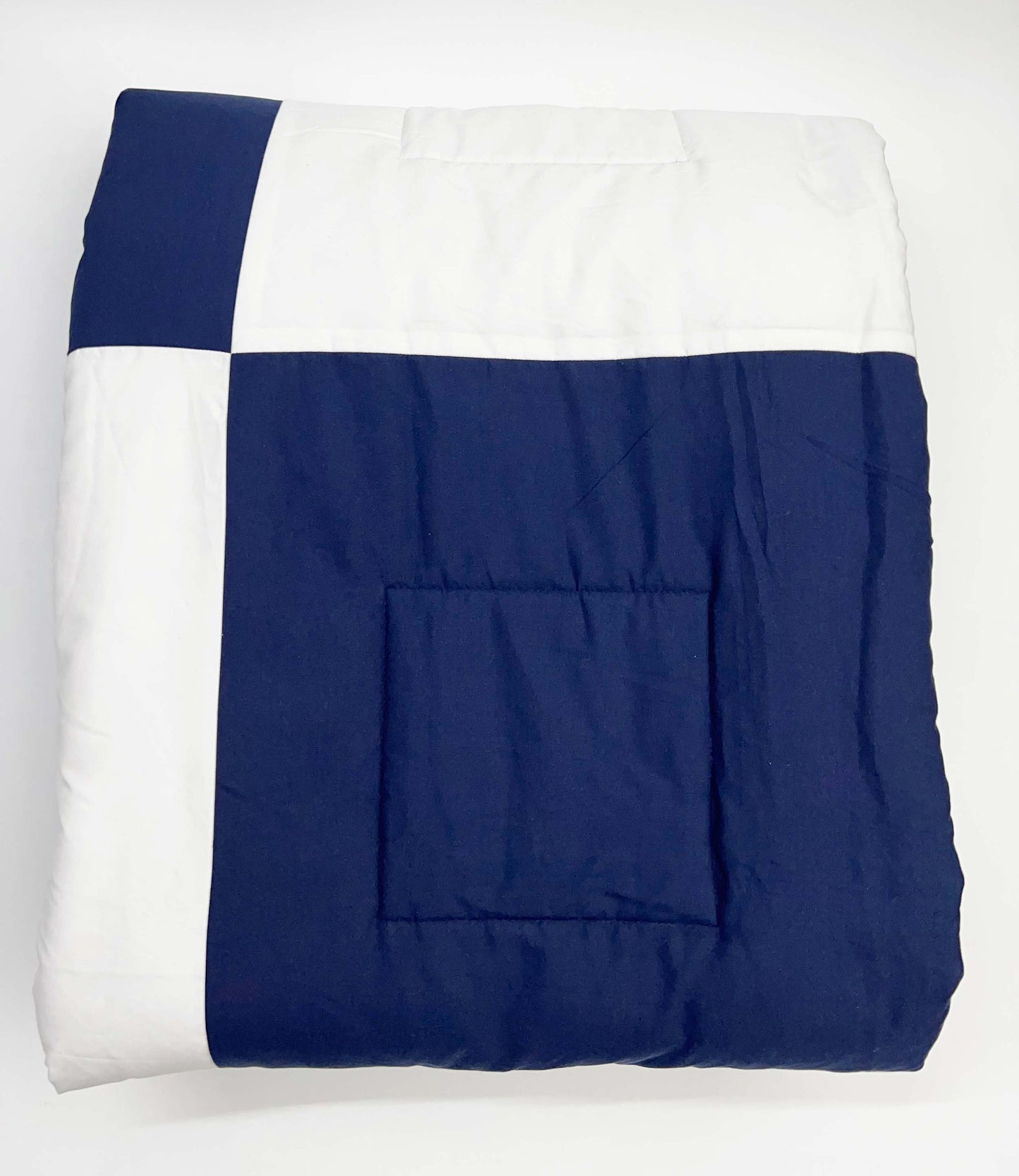 Patchwork (White - blue) - Comforter