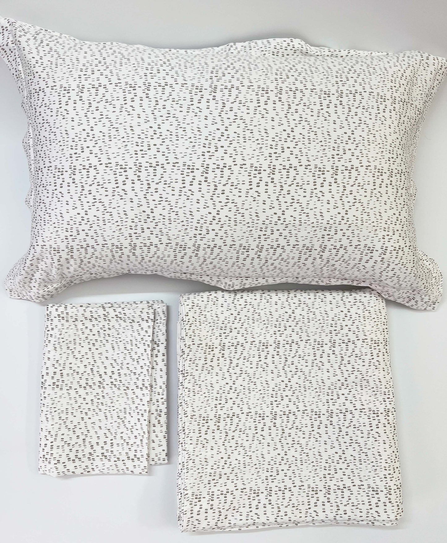 Serene Spots - 300TC Superior Cotton, King Size Bedsheet Set